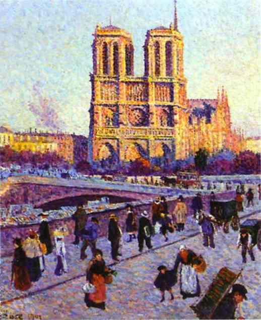 Luce_Maximilien-The_Quai_Saint-Michel_and_Notre-Dame