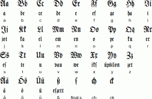 old german middle german alphabet[3116]